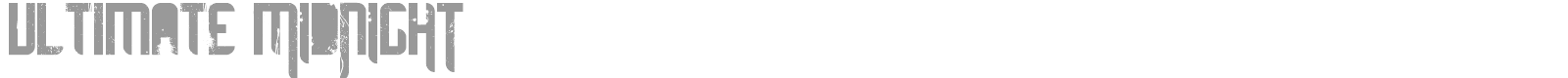 Ultimate Midnight font preview
